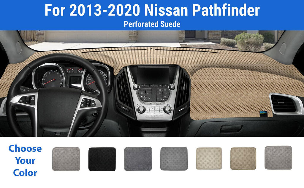 Dashboard Dash Mat Cover for 2013-2020 Nissan Pathfinder (Sedona Suede)