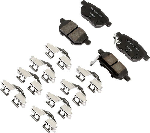 Acdelco Gold 17D1354CHF1 Ceramic Rear Disc Brake Pad Kit with Clips