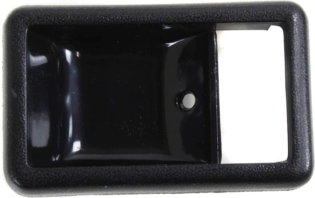 Door Handle Trim Set of 2 Compatible with 1984-1989 Toyota Pickup, 1984-1989 Toyota 4Runner, 1984-1989 Toyota Van Front or Rear, Driver and Passenger Side Sedan Black