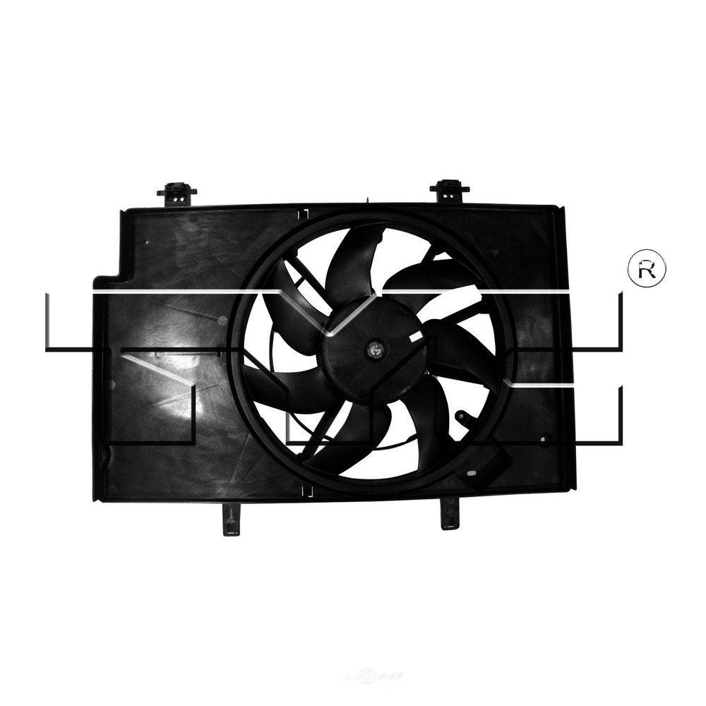 Dual Radiator and Condenser Fan Assembly Fits 2014 Ford Fiesta