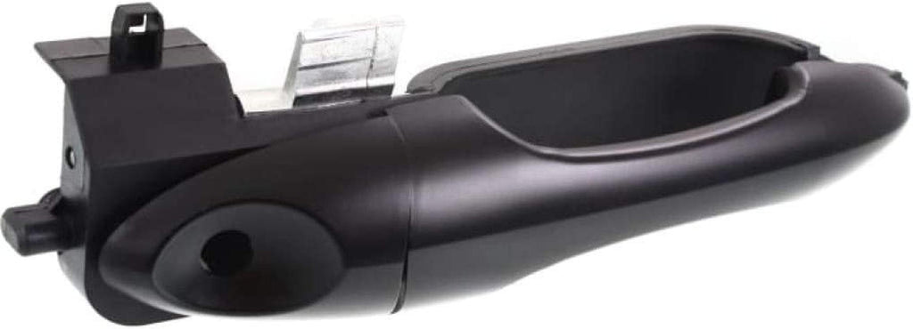 for Ford Focus Exterior Door Handle Front, Passenger Side Smooth Black (2000-2007) | with Key Hole| Trim:All Submodels