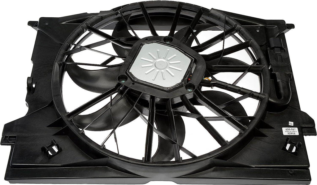 Dorman 620-937 Engine Cooling Fan Assembly Compatible with Select Mercedes-Benz Models