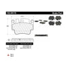 Centric Front Disc Brake Pad for Boxster, Cayman, Carrera GT, 911 (102.09170)