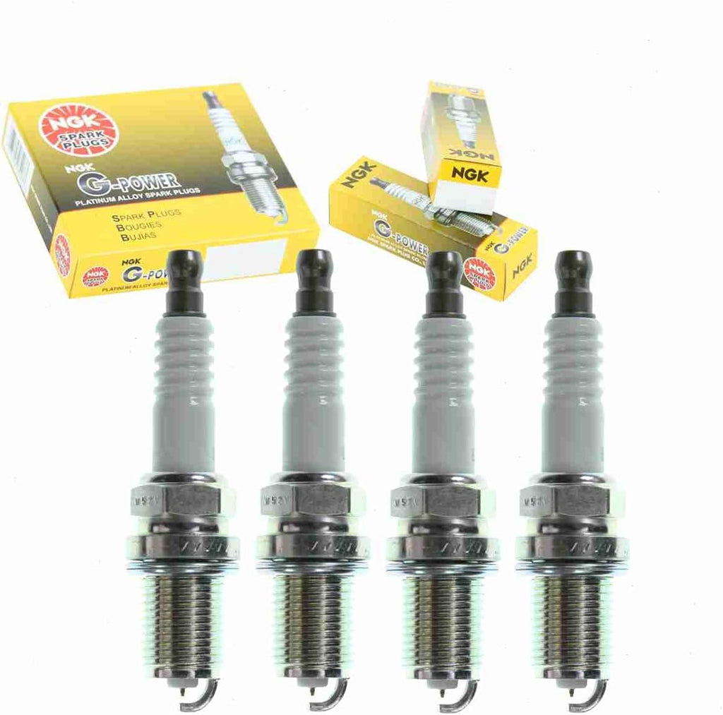 4 Pc NGK G-Power Spark Plugs Compatible with Volkswagen Jetta 2.0L L4 1993-1999