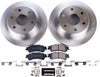 KOE2018 Autospecialty Rear Replacement Brake Kit-Oe Brake Rotors & Ceramic Brake Pads