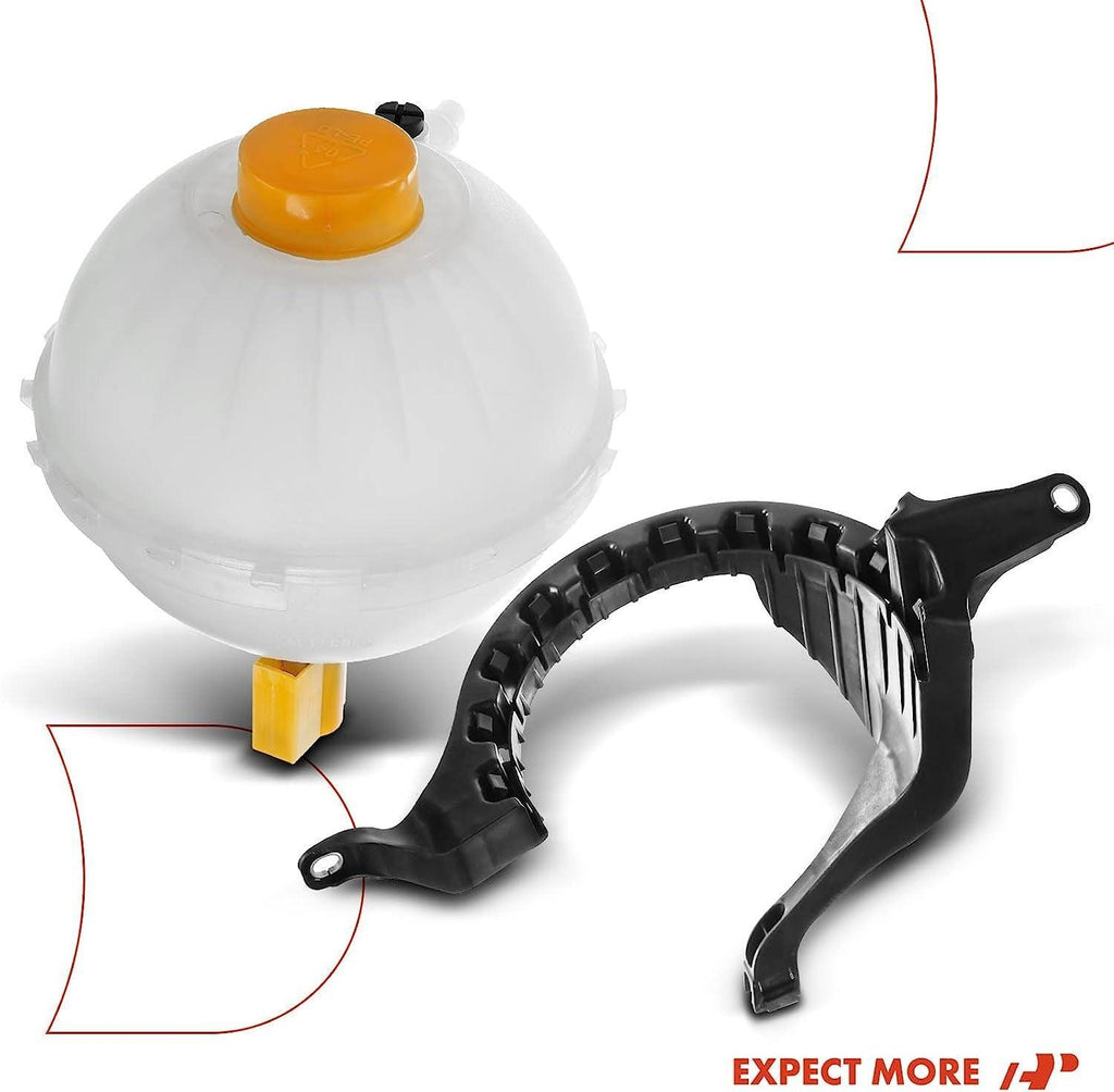 A-Premium Coolant Recovery Overflow Reservoir Tank with Sensor & Bracket Compatible with BMW 528I, 528I Xdrive, 2012-2016, 2.0L, Sedan, Turbocharged, Replace for 17138614293, 17137649733, 17137619189
