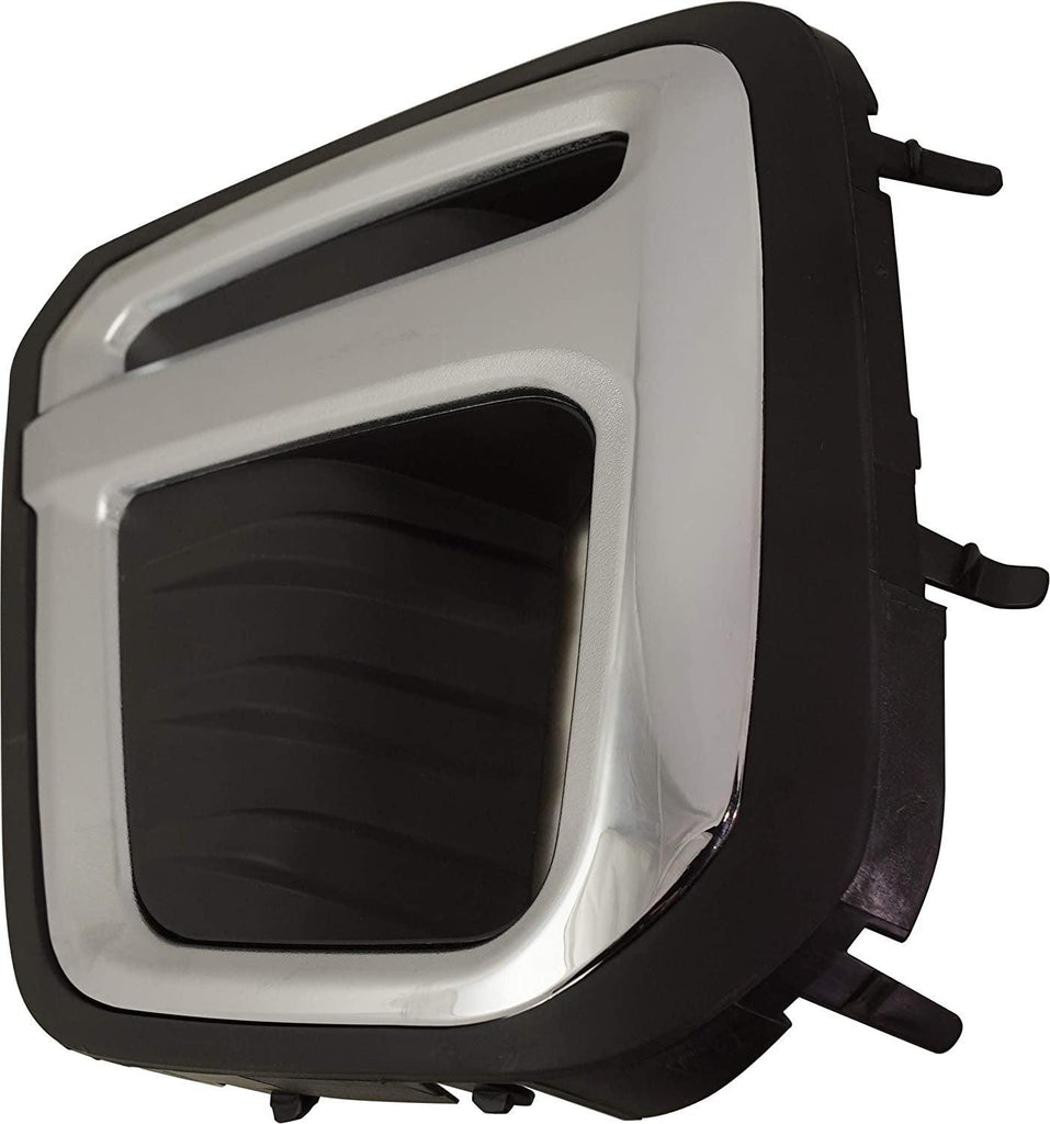 Front Fog Lamp Molding Compatible with 2019-2020 Subaru Forester Driver Side Black with Chrome Trim Premier/Touring Models