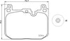 Front Disc Brake Pad Set for 228I Xdrive Gran Coupe+More (P06097N)