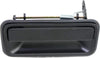 for Chevy K2500 Suburban Exterior Door Handle 1992-1999 Rear Driver Side Smooth Black | Trim: Base/Silverado | GM1520138 | 15050659