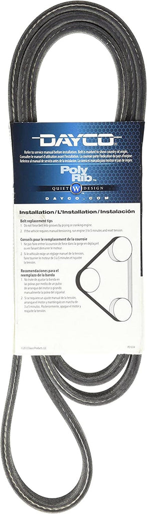 Dayco 6060724 2 Sided Serpentine Belt