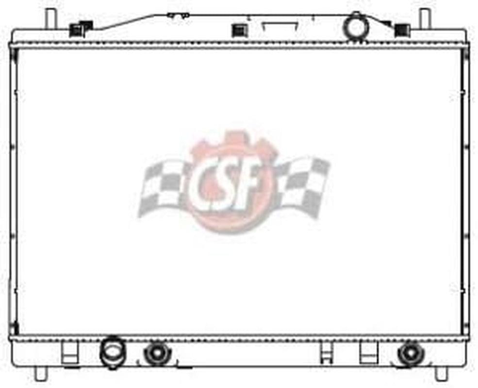 3571: Radiator Cadillac CTS 2.8L 2007-2005; Cadillac CTS 3.6L 2007-2004