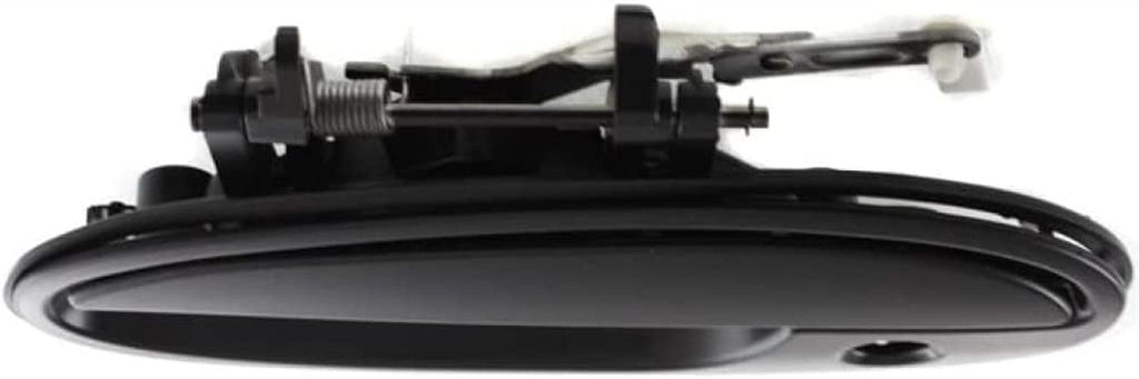 for Buick Park Avenue Exterior Door Handle Front, Driver Side Smooth Black 1997-2005 | with Key Hole | Trim: Base/Ultra | GM1310170 | 25699151