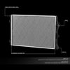 OEM-RA-13212 1-Row OE Style Aluminum Cooling Radiator Compatible with 08-16 Jetta / 09-15 Quattro Not Fit Diesel Models 25-9/16" W X 17-9/16" H X 1-1/4" D, 1-1/4" Inlet, 1-1/4" Outlet