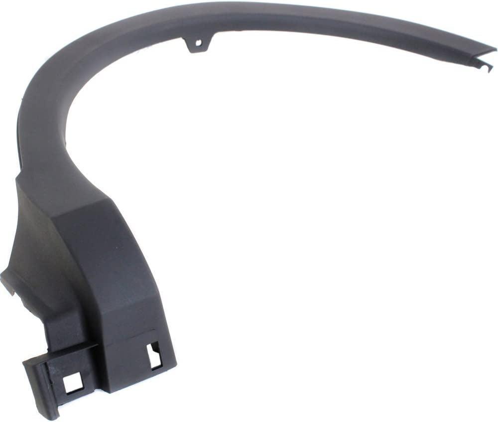 Evan-Fischer Rear Wheel Opening Molding Compatible with Toyota RAV-4 13-15 Rear Left Assembly Textured