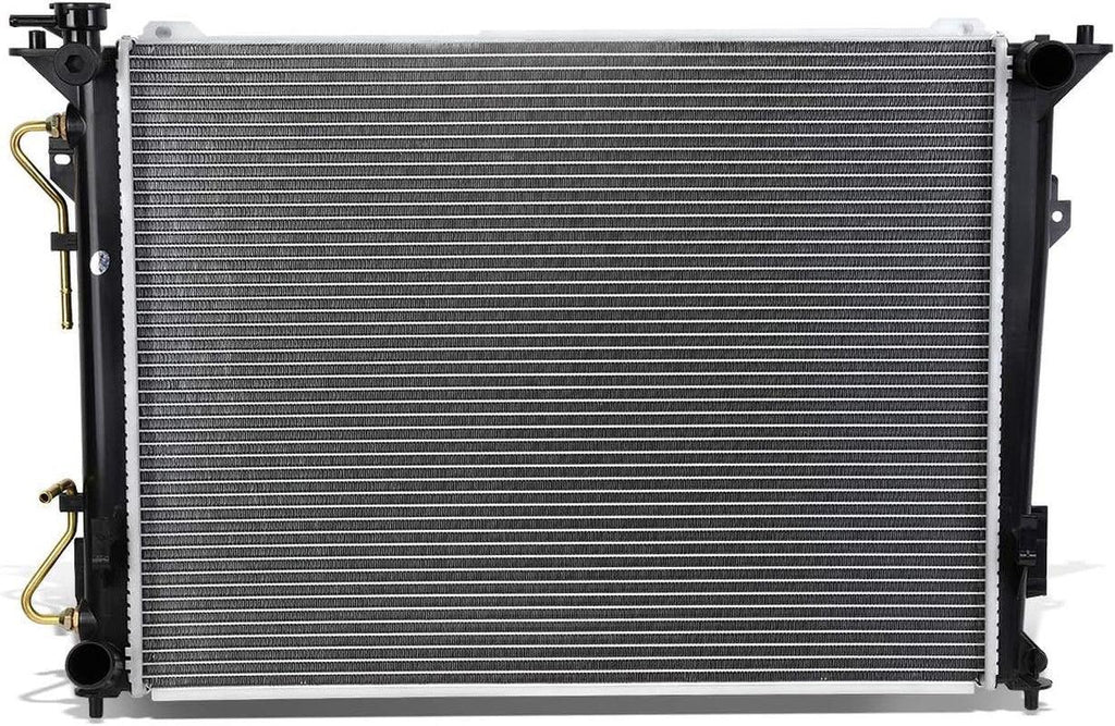 OEM-RA-2831 Factory Style Aluminum Cooling Radiator Compatible with 06-11 Azera, 07-10 Magentis/Optima AT, 25-1/16" W X 18-7/8" X 5/8" D, 1-3/8" Inlet, 1-3/8" Outlet