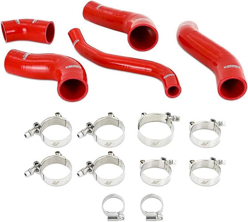 MMHOSE-VLSTR-13TRD Silicone Intercooler Hose Kit, Compatible with Hyundai Veloster Turbo 2013-2017, Red