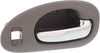 Interior Door Handle Set Compatible with 1999-2004 Chrysler 300M, Fits 1998-2004 Chrysler Concorde Front, Driver and Passenger Side Gray Bezel with Chrome Lever Sedan