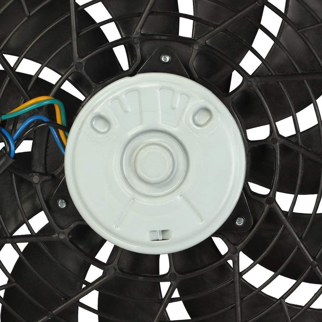 OEM-RF-0260 Factory Style Radiator Cooling Fan Assembly Cooling Efficiency Improved Direct Replacement [Compatible with 03-06 Suzuki XL-7]
