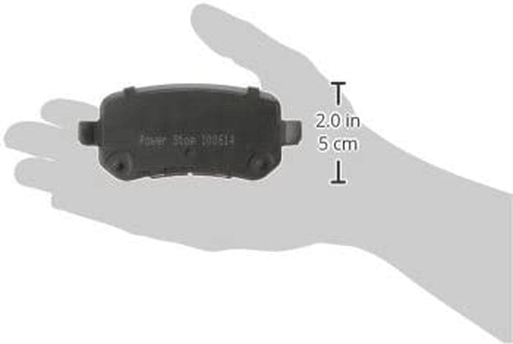 17-1326, Z17 Rear Ceramic Brake Pads with Hardware