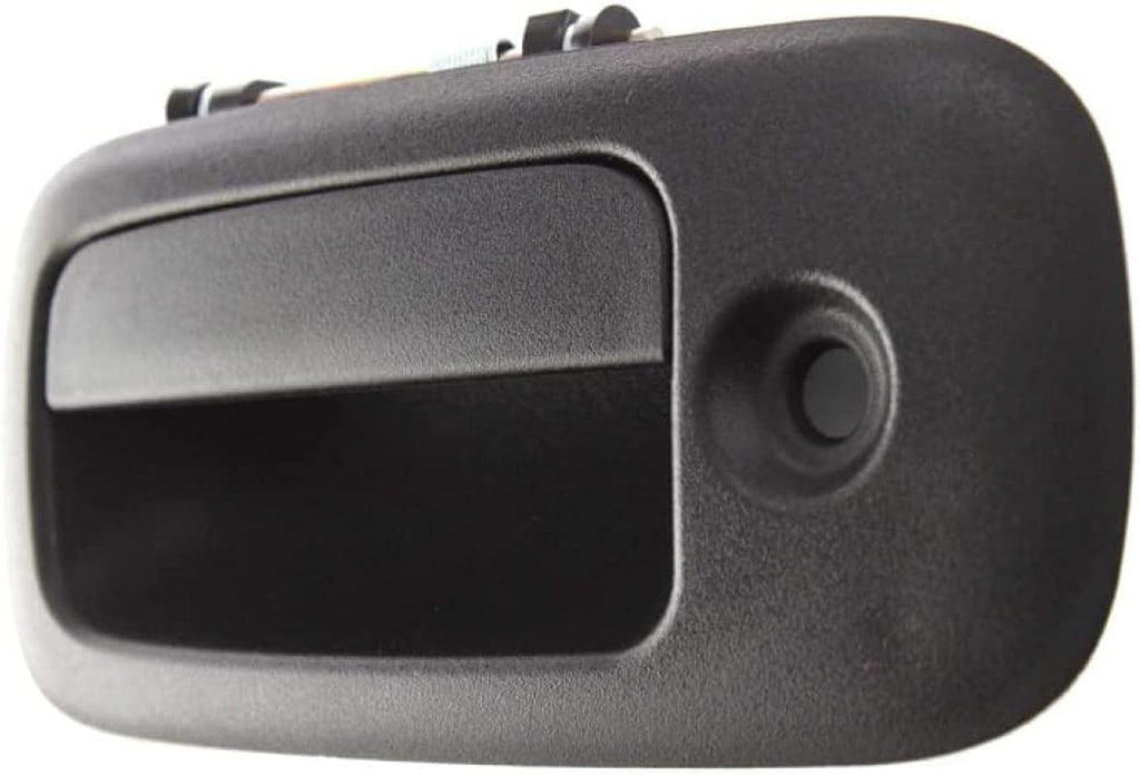 for Chevy Express 3500 Exterior Door Handle Front Driver Side | Textured Black 2003-2009 | with Key Hole | Trim: Base/Ls | GM1310148 | 25989399
