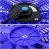 RAF-14-BL+FMK-X2 2Pcs 14" Inch Electric Radiator Cooling Fan Kit (Blue)