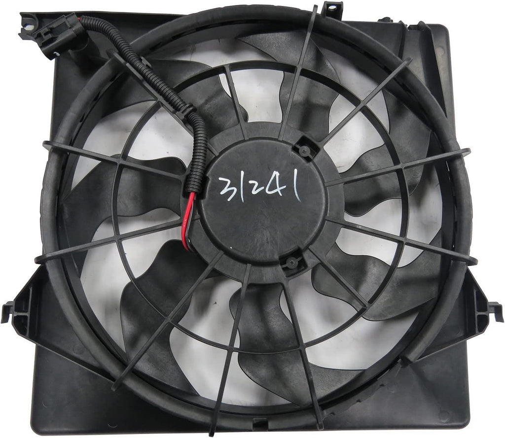 623880 Replacement Cooling Fan Assembly Compatible with Hyundai SANTA FE, 1 Pack