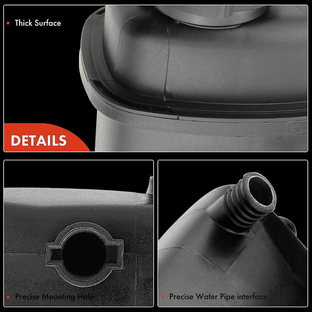 A-Premium Engine Coolant Overflow Recovery Expansion Tank [With Cap] Compatible with BMW 540I 740I 750Il 840Ci 850Ci 850Csi 850I Z8, Replace# 17111741167, 17111723071