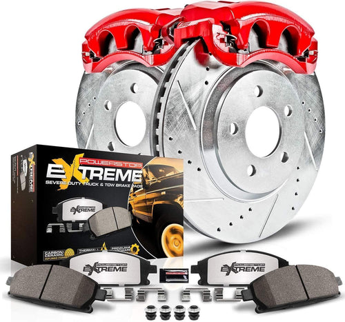 KC1233-36 Z36 Truck & Tow Performance Front Brake Kit with Powder Coated Calipers