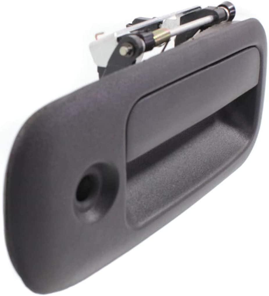 For Chevy Express 1500 Exterior Door Handle Rear Passenger Side - Side Hinged Door Textured Black 2003-2009 | with Key Hole | Trim:All Submodels | GM1521152 | 25989393