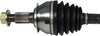 NCV10279 CV Axle Shaft Assembly for Select 2010-17 Buick Allure, Lacrosse, Regal; Chevrolet Malibu, Impala - Front Left (Driver Side)