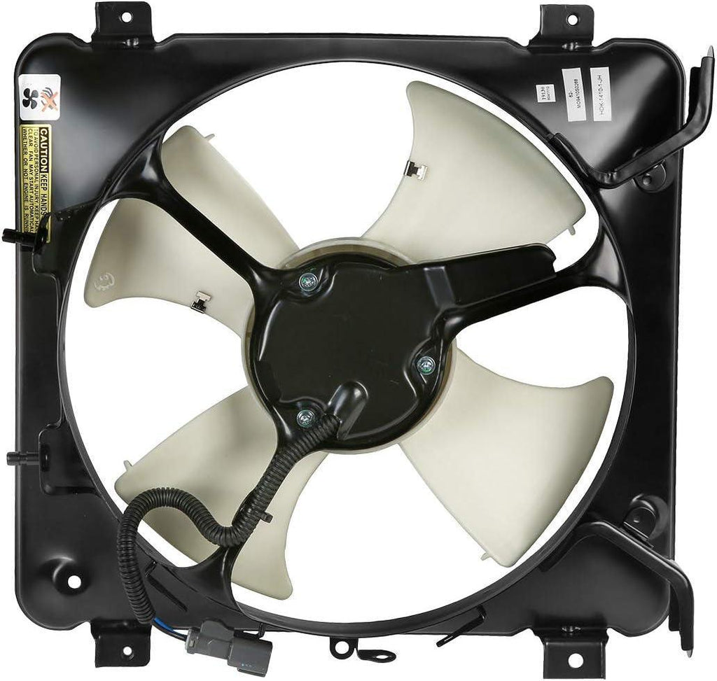 OEM-RF-0179 Factory Style Radiator Cooling Fan Assembly Cooling Efficiency Improved Direct Replacement [Compatible with 1999-2000 Civic]