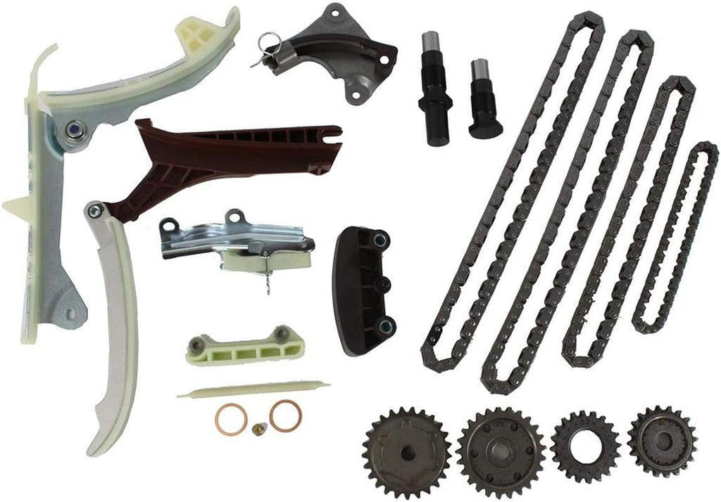DNJ TK428 Timing Chain Kit for 1997-2011 / Ford, Land Rover, Mazda, Mercury / B4000, Explorer, Explorer Sport Trac, LR3, Mountaineer, Mustang, Ranger / 4.0L / SOHC / V6 / 12V / 245Cid, 4016Cc