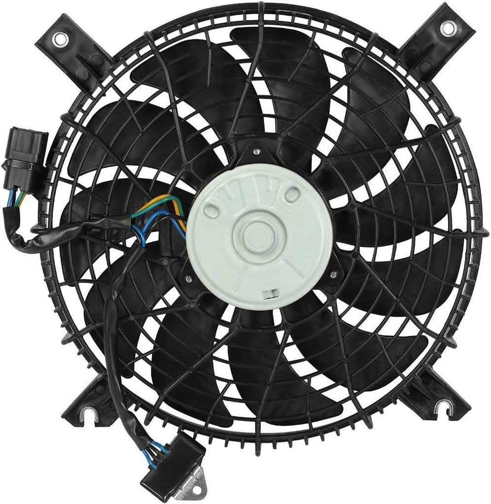OEM-RF-0260 Factory Style Radiator Cooling Fan Assembly Cooling Efficiency Improved Direct Replacement [Compatible with 03-06 Suzuki XL-7]