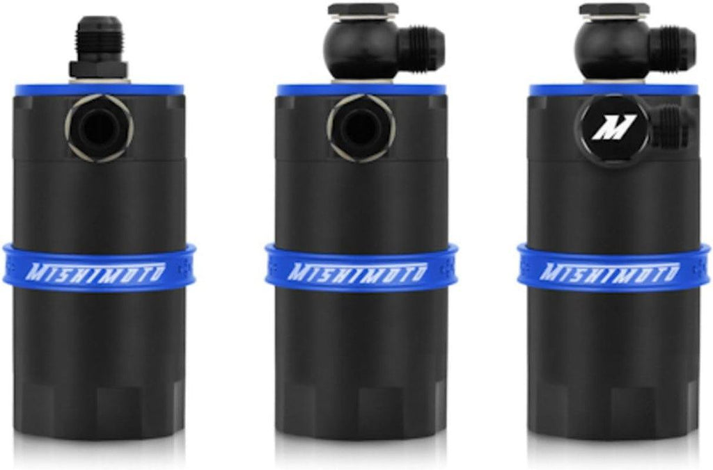 Baffled Oil Catch Can, Blue