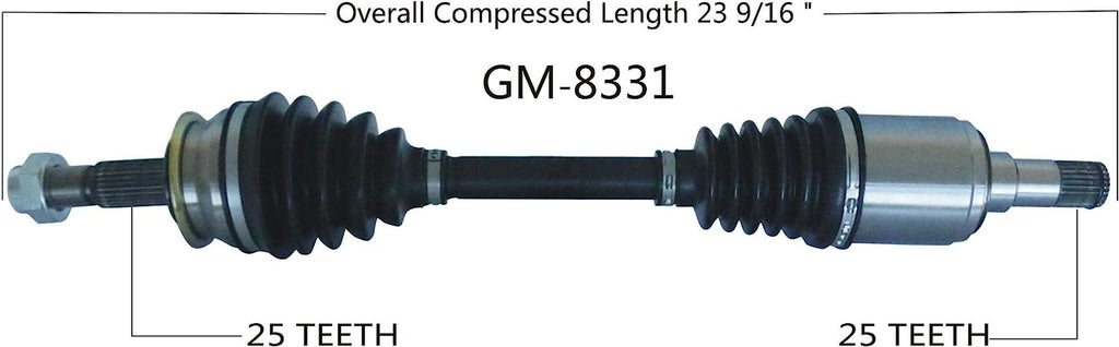 GM-8331 CV Axle