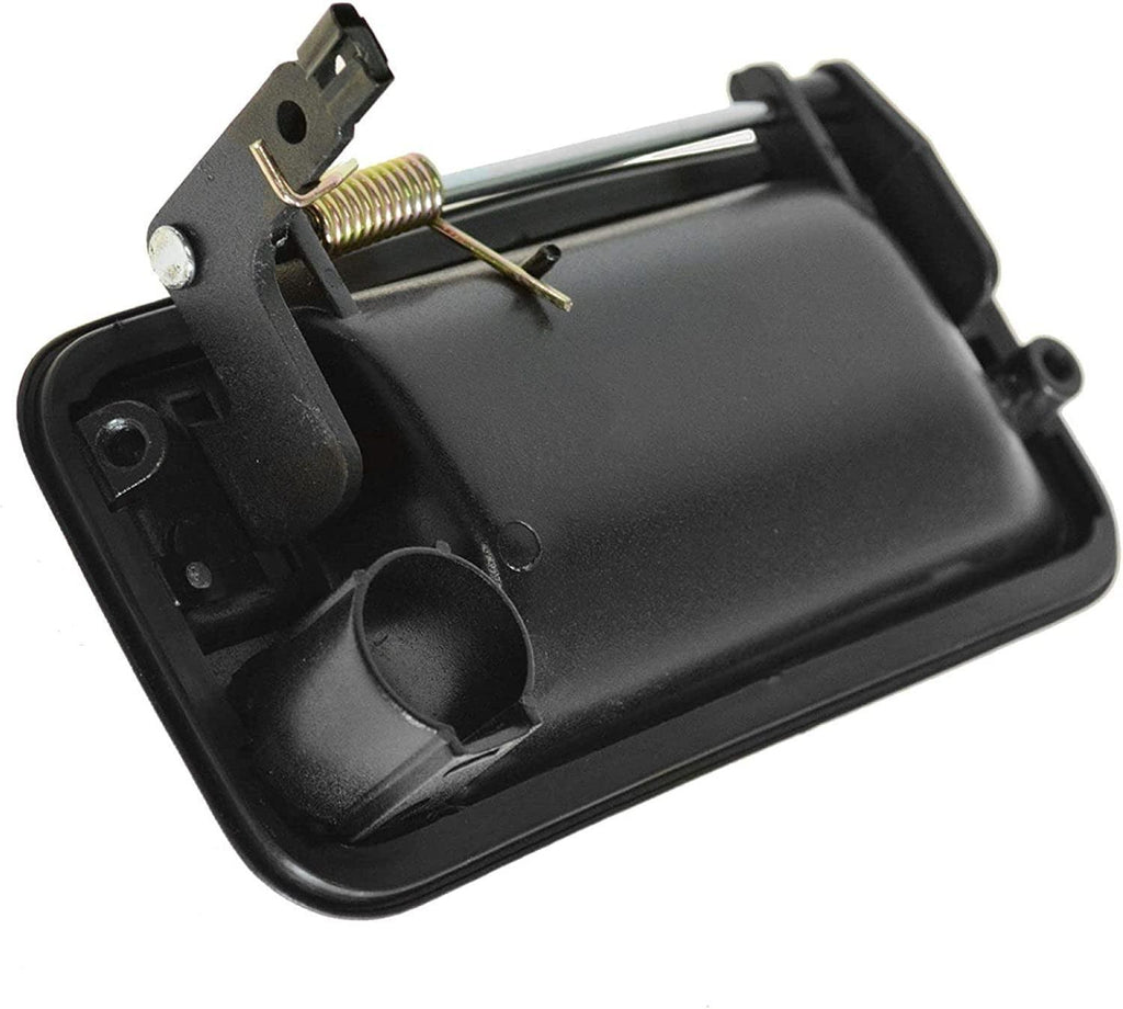 Front Black Exterior outside Door Handle with Lock Cylinder Kit Compatible with CK Truck