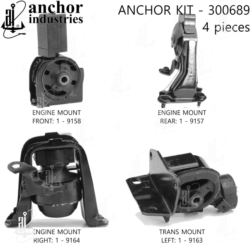 Anchor Engine Mount Kit for Vibe, Corolla, Matrix 300689