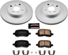 CRK1152 Coated Brake Rotor & Ceramic Brake Pads- Front