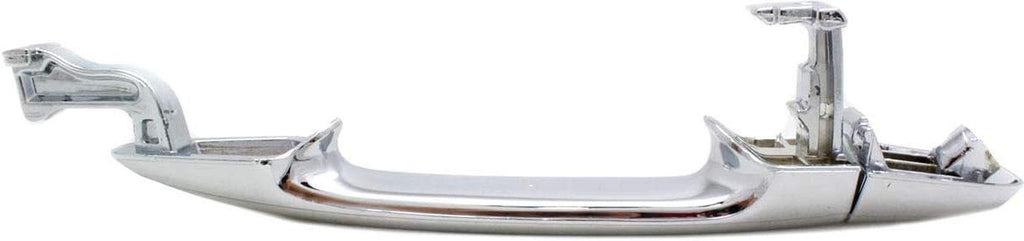 Aftermarket Rear Exterior Door Handle Compatible with 2004-2010 Toyota Sienna, Set of 2, Driver and Passenger Side, Chrome