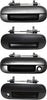 Exterior Door Handle Compatible with HONDA ODYSSEY 1995-1998 Front and Rear Door Handle Right Side and Left Side Set of 4 outside Primed