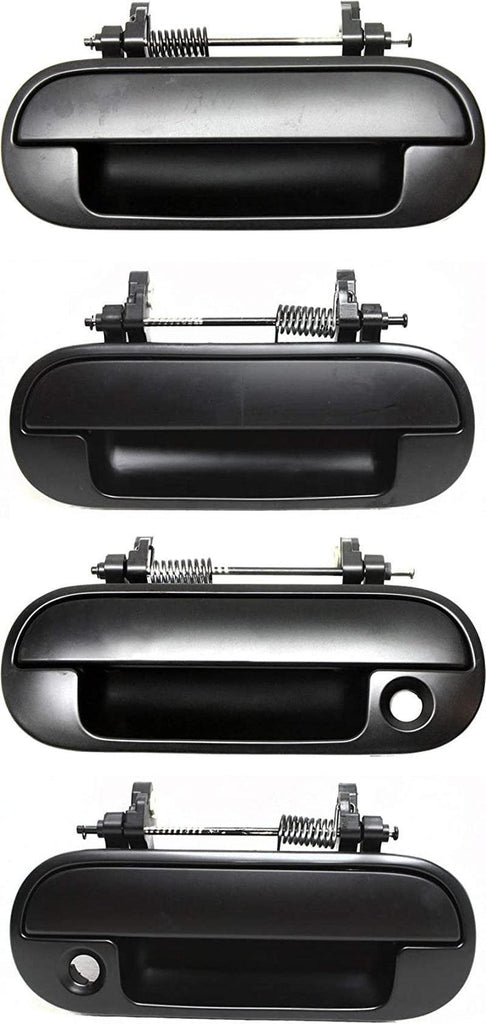 Exterior Door Handle Compatible with HONDA ODYSSEY 1995-1998 Front and Rear Door Handle Right Side and Left Side Set of 4 outside Primed