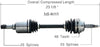 MI-8093 CV Axle Shaft