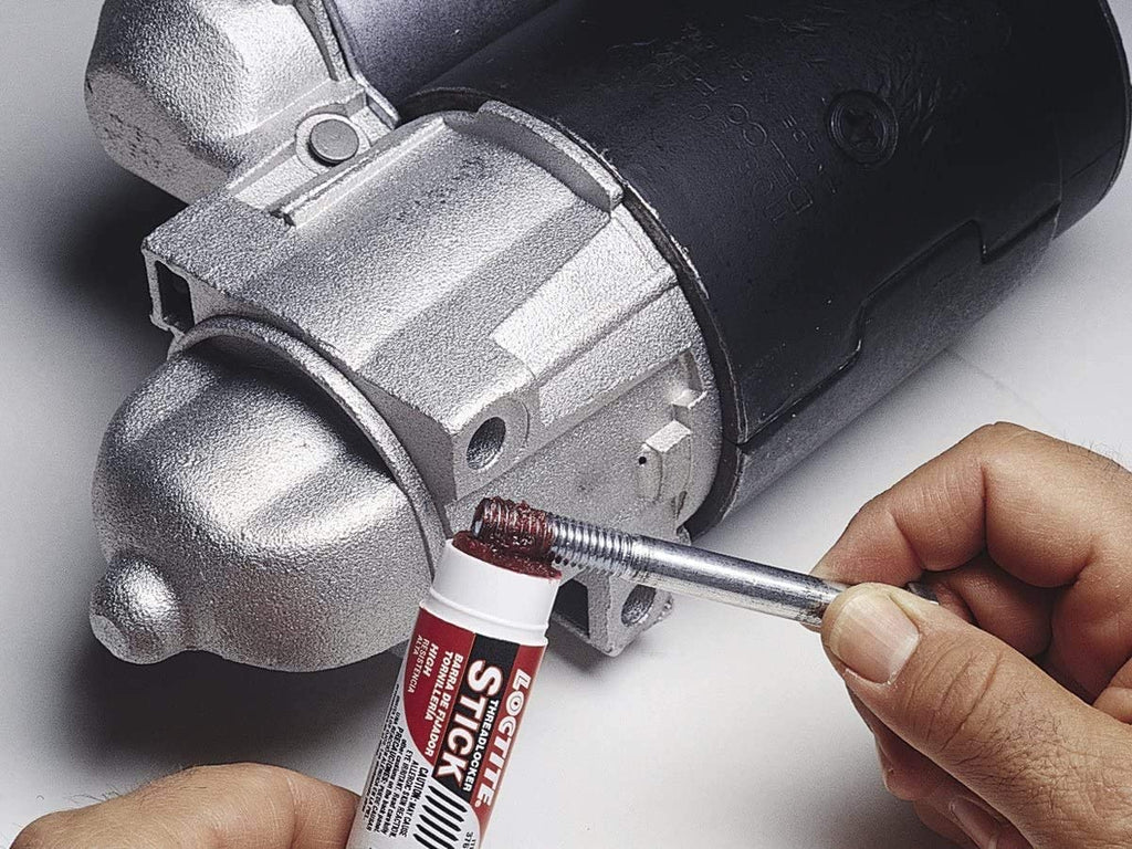 Loctite 268 Red Threadlocker Glue Stick: All-Purpose, High-Strength, Anaerobic, for Heavy-Duty Applications, Works on All Metals | Red, 9 Gram Wax Stick (PN: 37701-511537)