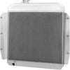 RA+FS-CHEVYT55-3 3-Row Radiator with Fan Shroud Compatible with 55-59 Chevy C-/K-Series Truck/Pickup/Suburban, 3100/3200/3400/3500/ 3600/3700/3800 V8
