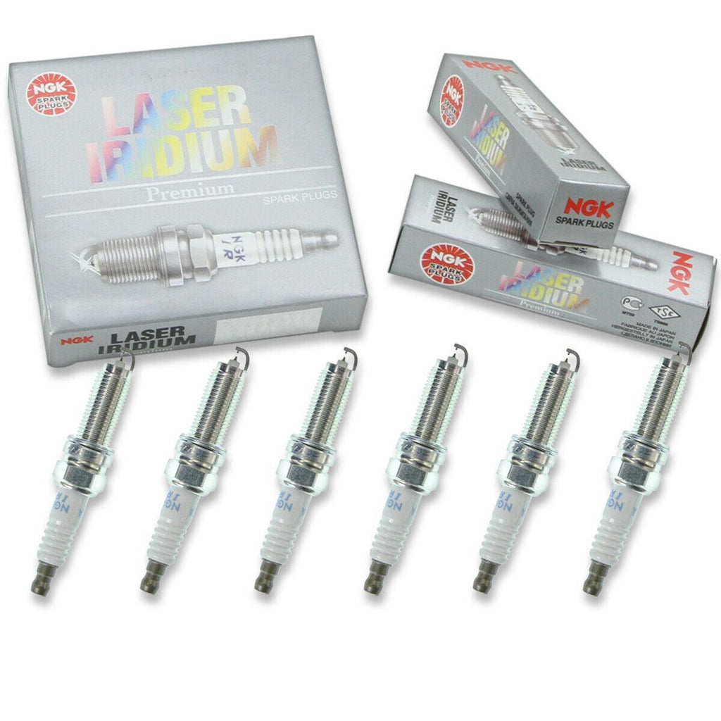 6 Pcs NGK Laser Iridium Spark Plugs 2011-2017 for Honda Odyssey 3.5L V6 3.5L Ja