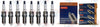 DENSO Standard "U-GROOVE" Spark Plugs for 2002-2007 Dodge Ram 1500 4.7L V8