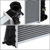 OEM-RA-0434 434 Aluminum Radiator Compatible with 88-93 C1500 C2500 C3500 K1500 K2500 K3500 AT,20-3/4"W X 17-1/4" H X 1-1/4" D,1-5/16" Inlet / 1-9/16" Outlet