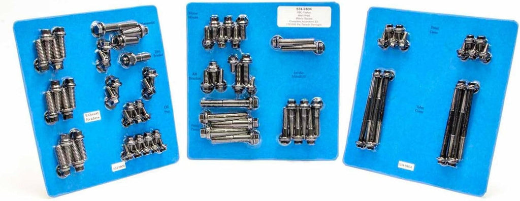 534-9804 6-Point Complete Engine Fastener Kit for Small Block Chevy