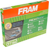 Fresh Breeze Cabin Air Filter with Arm & Hammer Baking Soda, CF11663 for Select Buick, Chevrolet, GMC and Saturn Vehicles, White