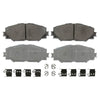 Front Disc Brake Pad Set for Prius V, RAV4, Xb, Xd, Corolla+More (QC1210)